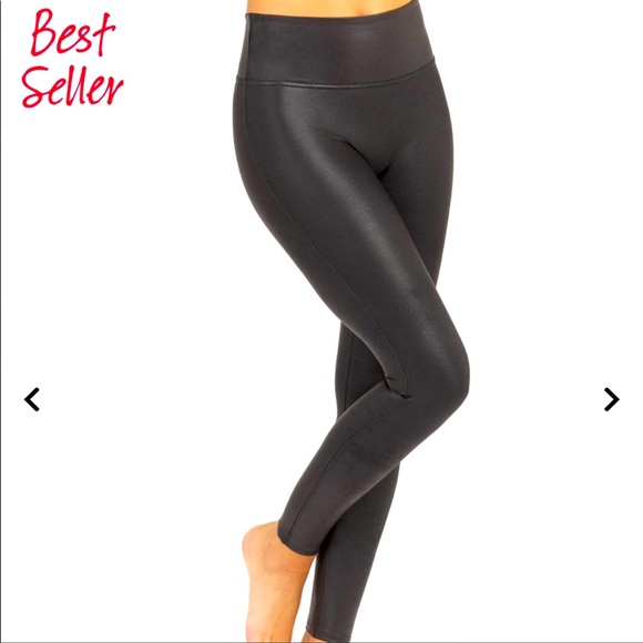 SPANX Pants - Spanx faux leather leggings size small